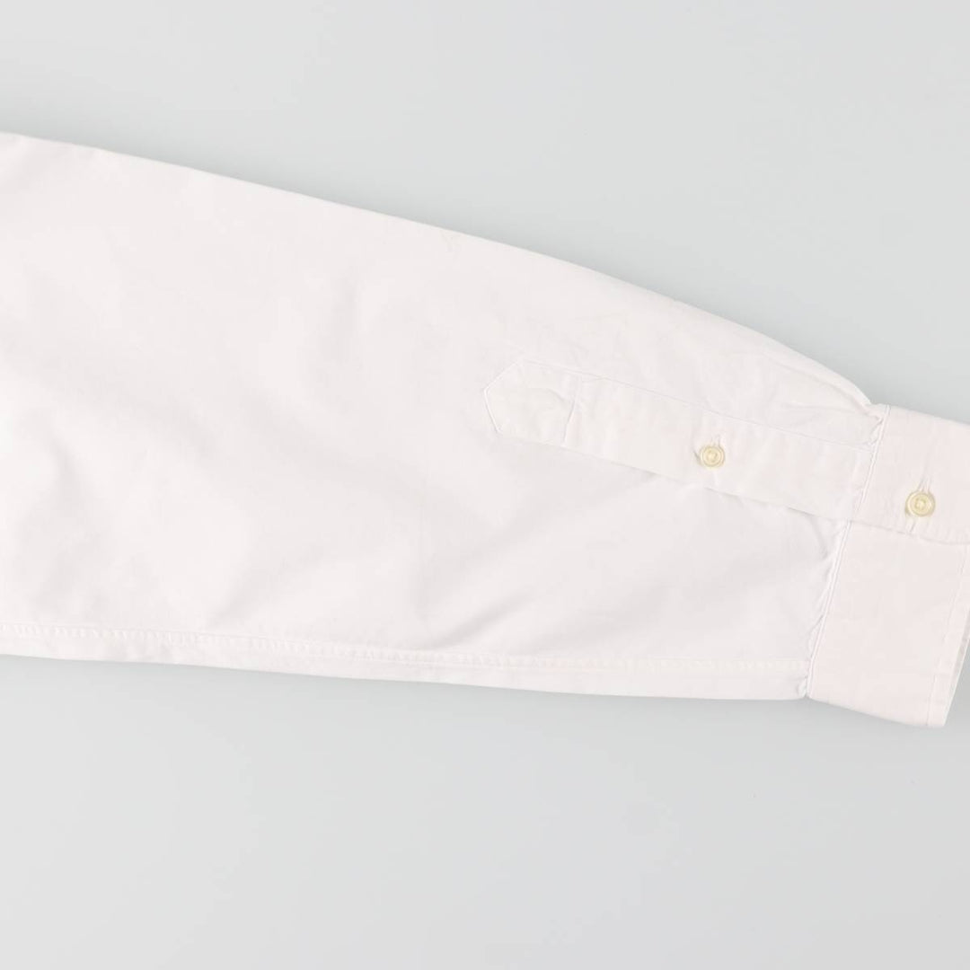 Ralph Lauren Custom Fit Long Sleeve Button Down Shirt Men's XXL cotton white type Vintage Second Hand
