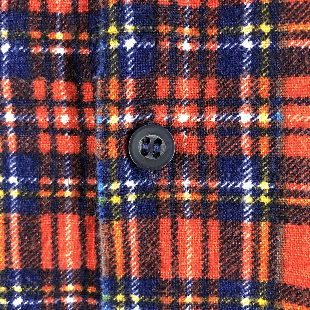 Vintage 80s-90'S Dickies Long Sleeve Light Nell Check Shirt, Men's Size L cotton red type Vintage Second Hand
