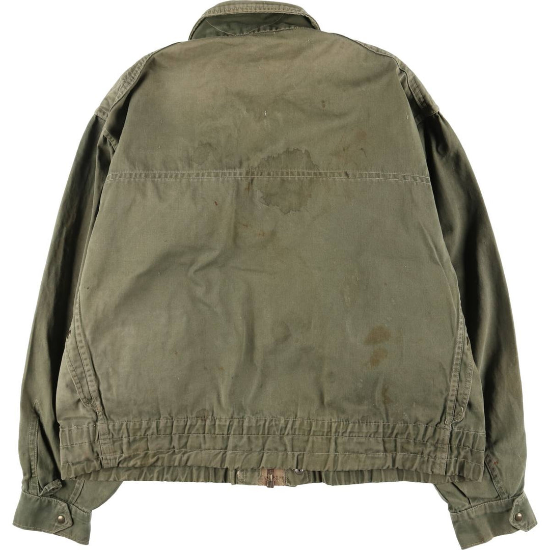 60'S Vintage Hunting Jacket, Men's XL unclear Khaki type sage green Vintage Second Hand