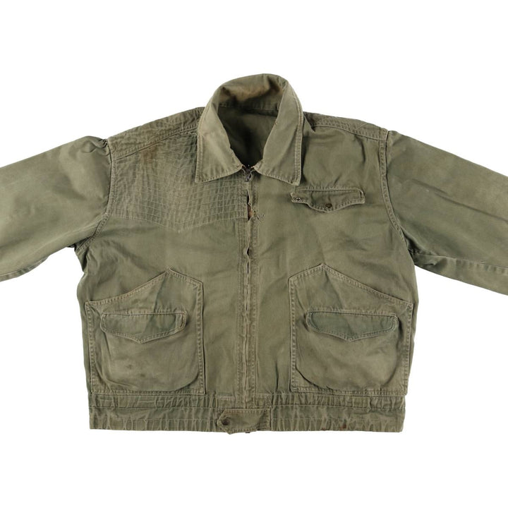 60'S Vintage Hunting Jacket, Men's XL unclear Khaki type sage green Vintage Second Hand