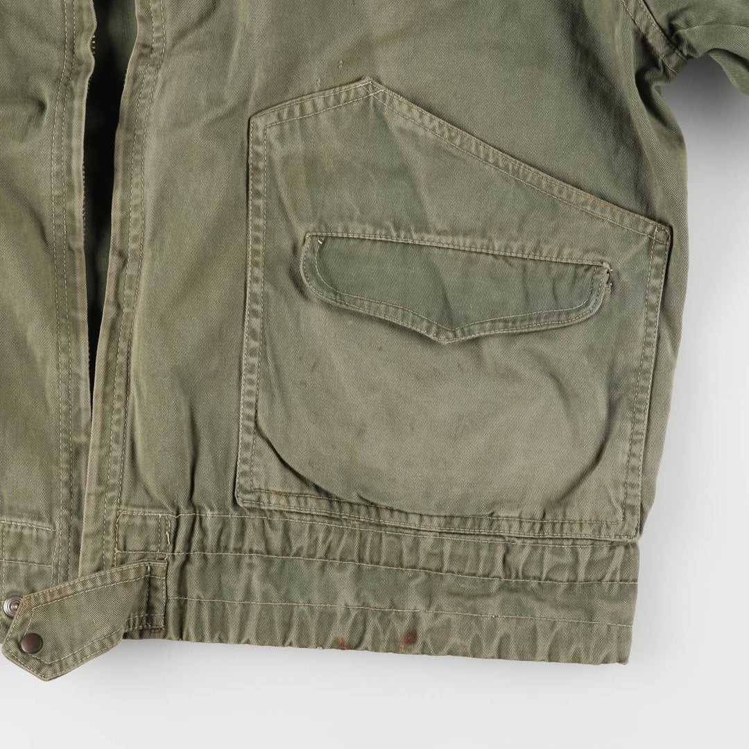 60'S Vintage Hunting Jacket, Men's XL unclear Khaki type sage green Vintage Second Hand