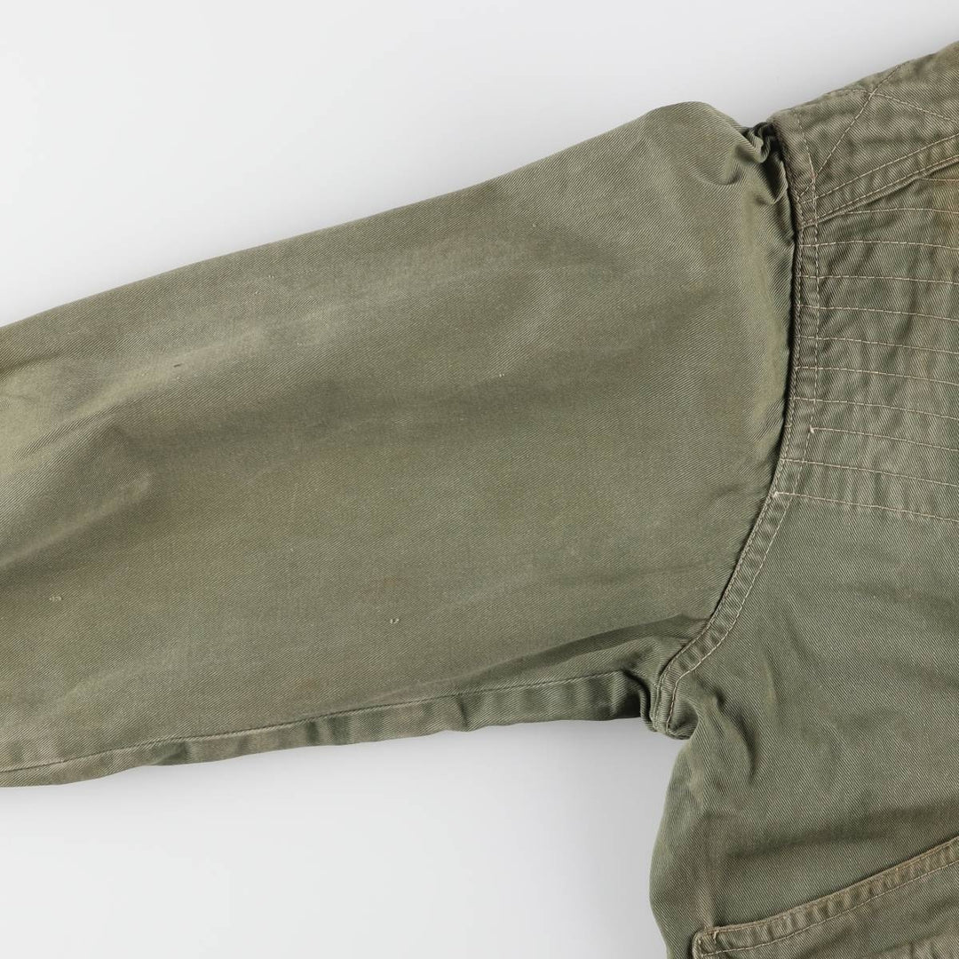 60'S Vintage Hunting Jacket, Men's XL unclear Khaki type sage green Vintage Second Hand
