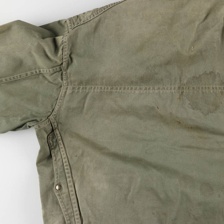 60'S Vintage Hunting Jacket, Men's XL unclear Khaki type sage green Vintage Second Hand