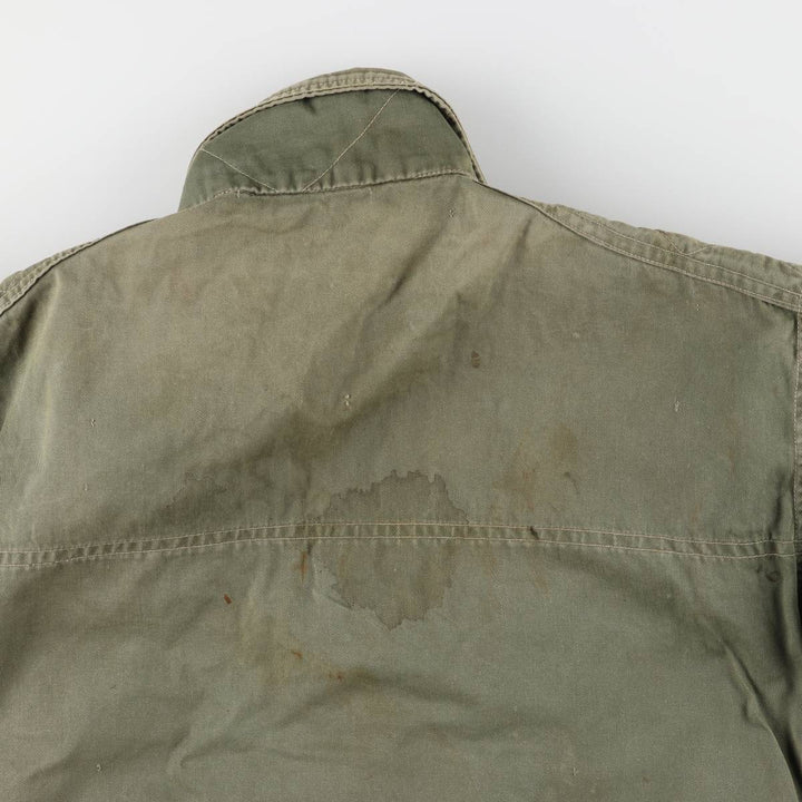 60'S Vintage Hunting Jacket, Men's XL unclear Khaki type sage green Vintage Second Hand