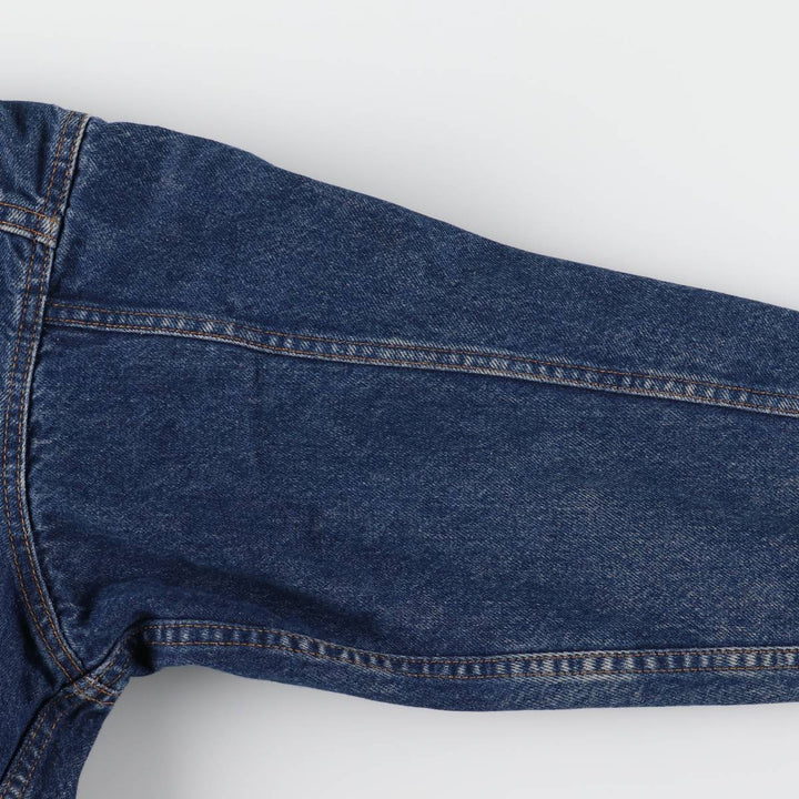 90'S Levi's 70417-0814 denim jacket, denim jacket, made in USA, men's size L, vintage cotton blue type Vintage Second Hand