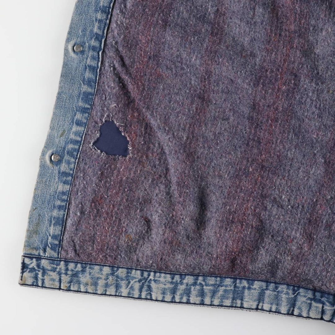 70'S Sears WORK LEISURE denim coveralls, men's XL size, vintage unknown blue type Vintage Second Hand