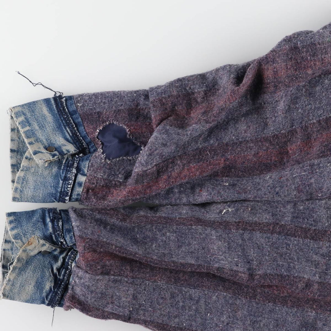 70'S Sears WORK LEISURE denim coveralls, men's XL size, vintage unknown blue type Vintage Second Hand