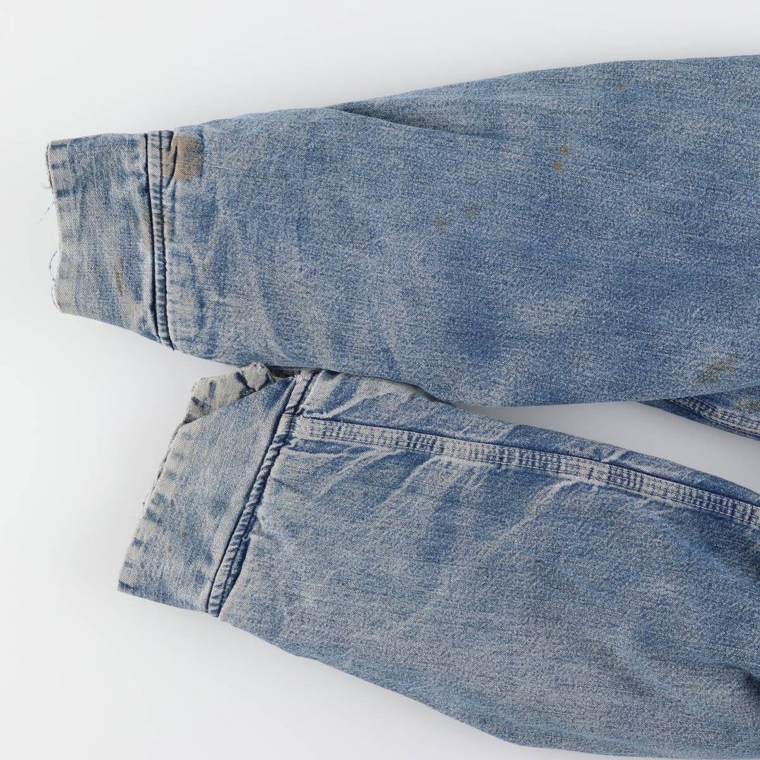 70'S Sears WORK LEISURE denim coveralls, men's XL size, vintage unknown blue type Vintage Second Hand