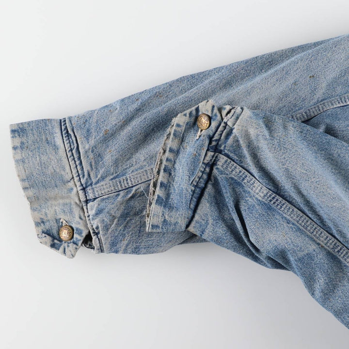 70'S Sears WORK LEISURE denim coveralls, men's XL size, vintage unknown blue type Vintage Second Hand