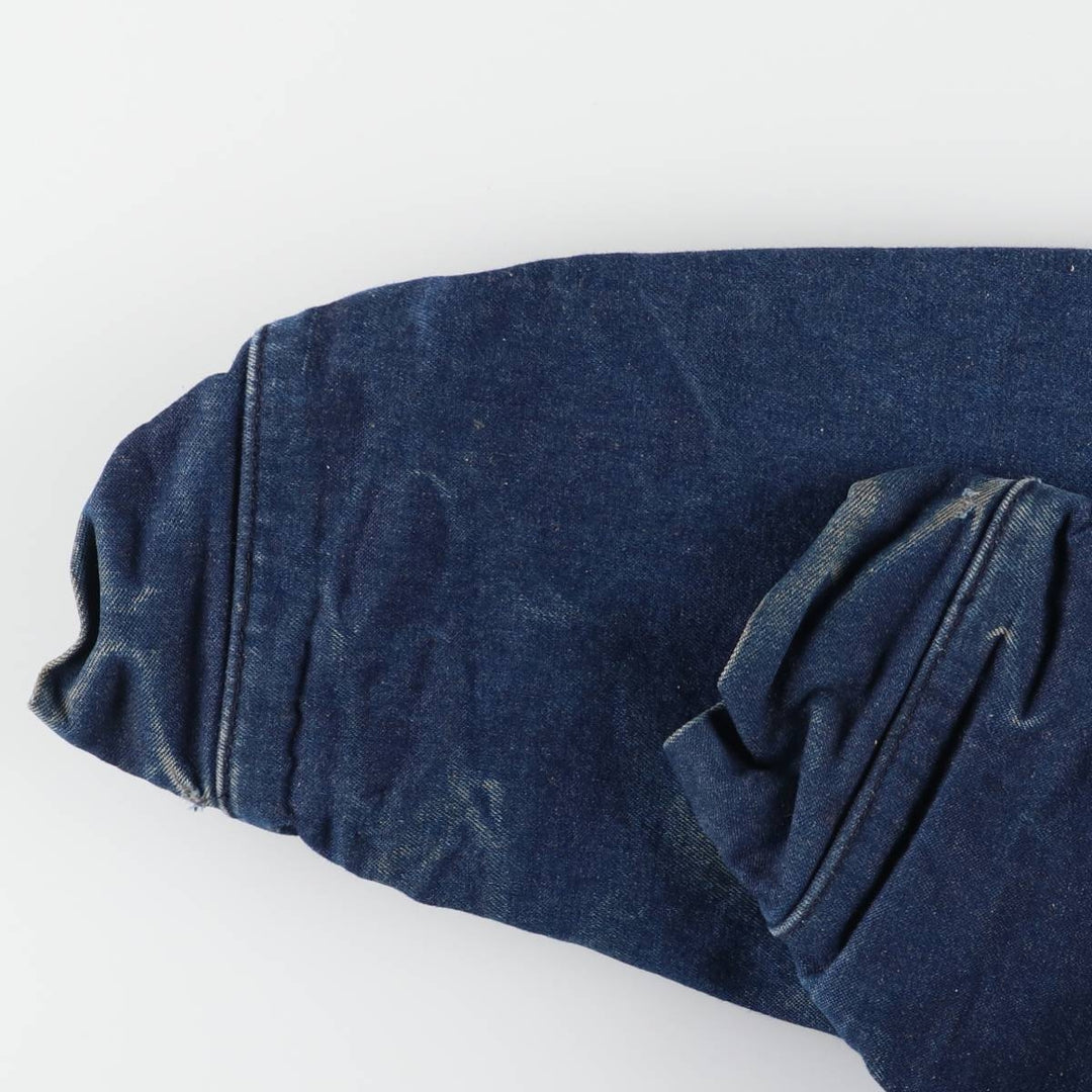 90'S Wrangler WORK WEAR Bat Dye Denim Coveralls Men's XL Vintage unclear blue type Vintage Second Hand