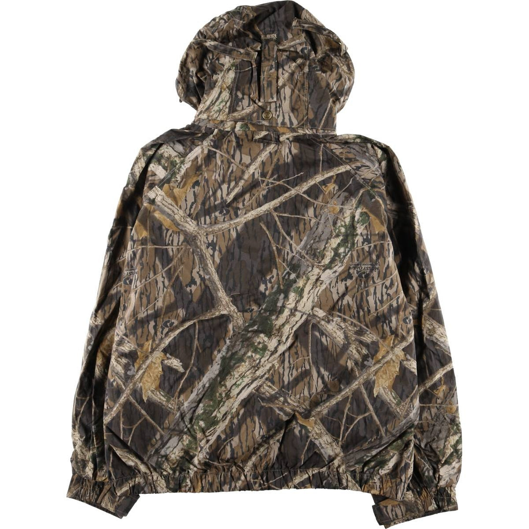 90s~00'S Columbia Camouflage Pattern Real Tree Camo Mountain Parka Shell Jacket Men's XXL Nylon Khaki type Vintage Second Hand