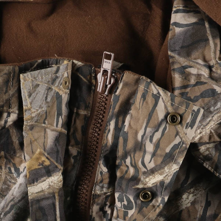 90s~00'S Columbia Camouflage Pattern Real Tree Camo Mountain Parka Shell Jacket Men's XXL Nylon Khaki type Vintage Second Hand