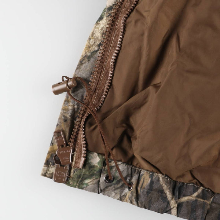 90s~00'S Columbia Camouflage Pattern Real Tree Camo Mountain Parka Shell Jacket Men's XXL Nylon Khaki type Vintage Second Hand