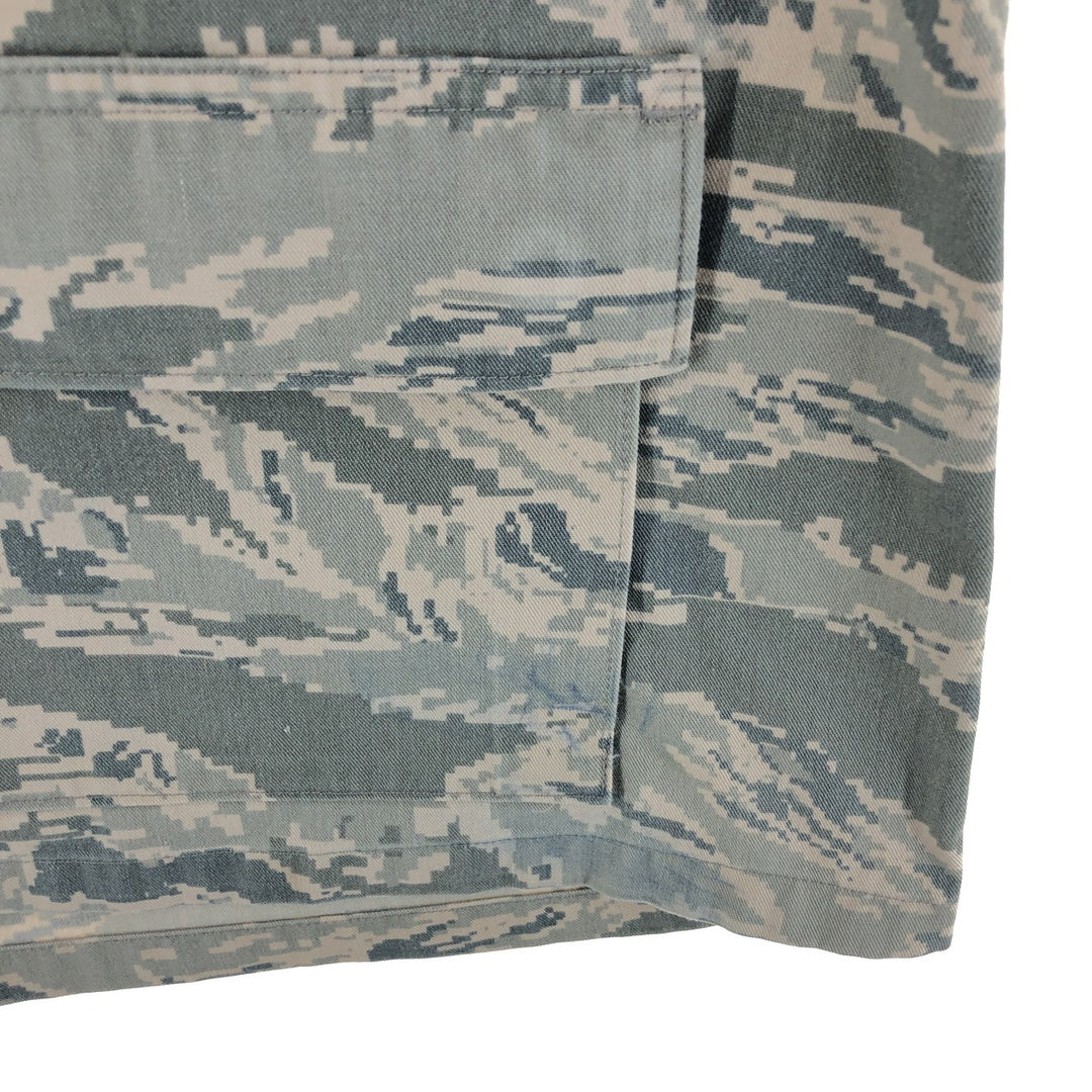 00'S US Military Genuine Camouflage Pattern ABU Digital Tiger Camo BDU Military Jacket Made in USA 46R Men's XL cotton gray type Vintage Second Hand