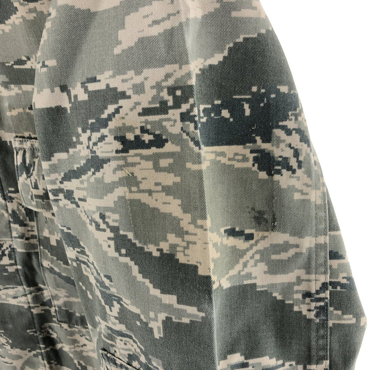 00'S US Military Genuine Camouflage Pattern ABU Digital Tiger Camo BDU Military Jacket Made in USA 46R Men's XL cotton gray type Vintage Second Hand