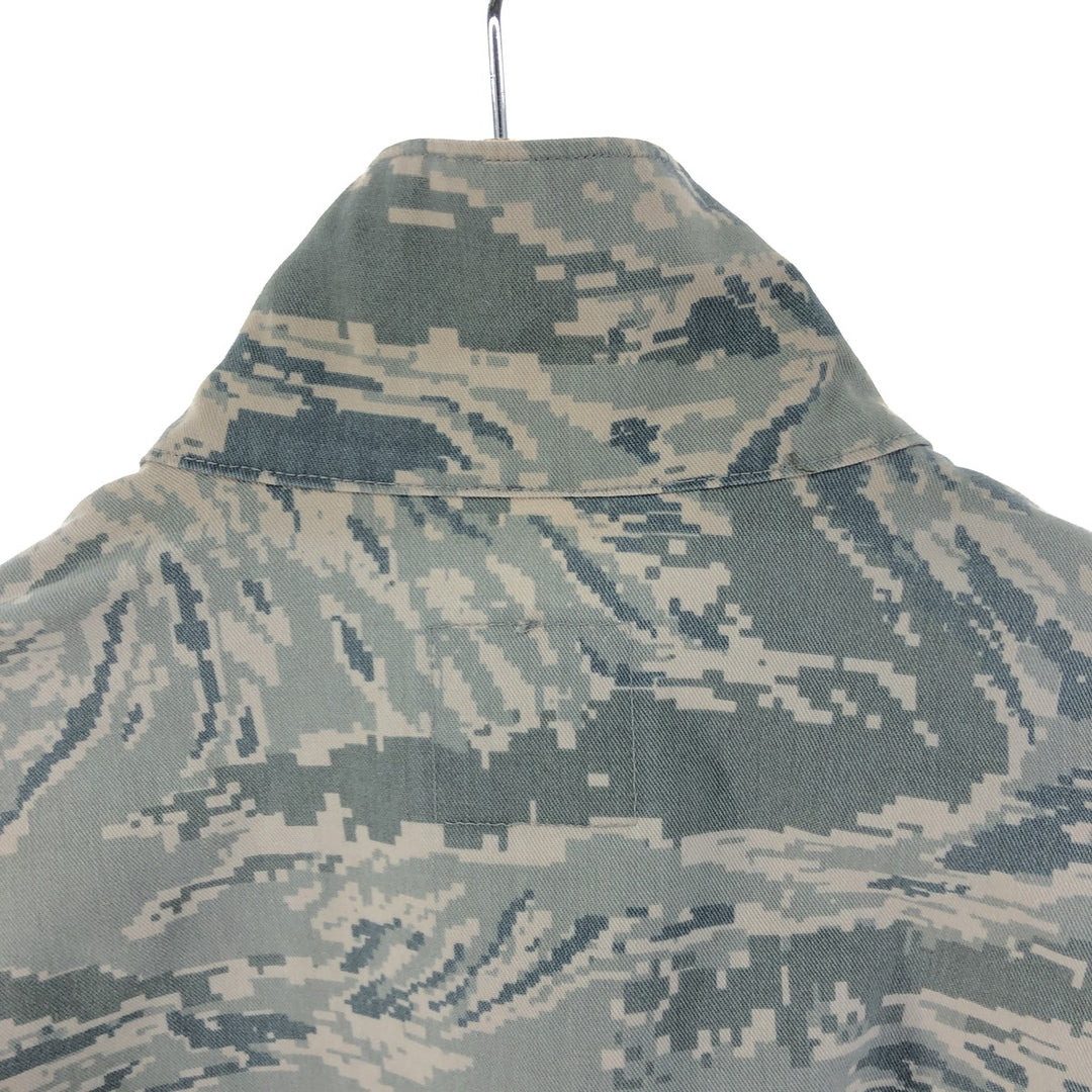 00'S US Military Genuine Camouflage Pattern ABU Digital Tiger Camo BDU Military Jacket Made in USA 46R Men's XL cotton gray type Vintage Second Hand