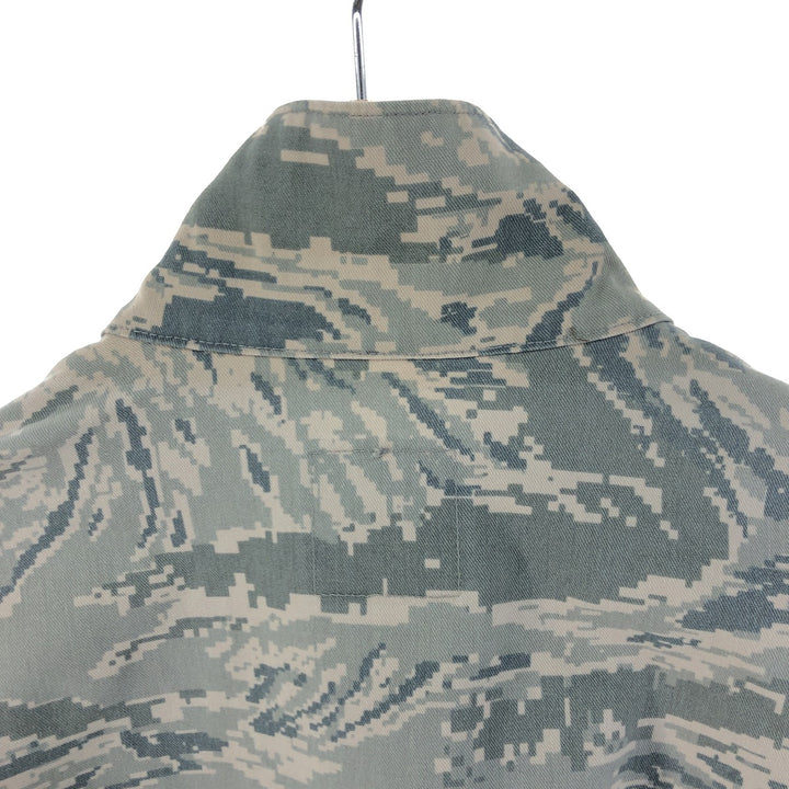 00'S US Military Genuine Camouflage Pattern ABU Digital Tiger Camo BDU Military Jacket Made in USA 46R Men's XL cotton gray type Vintage Second Hand