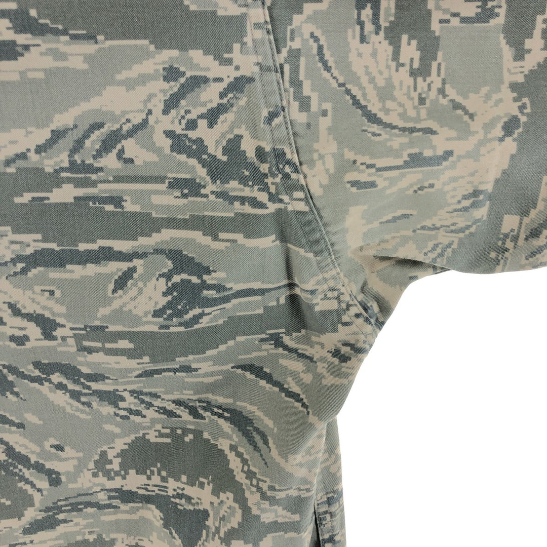 00'S US Military Genuine Camouflage Pattern ABU Digital Tiger Camo BDU Military Jacket Made in USA 46R Men's XL cotton gray type Vintage Second Hand