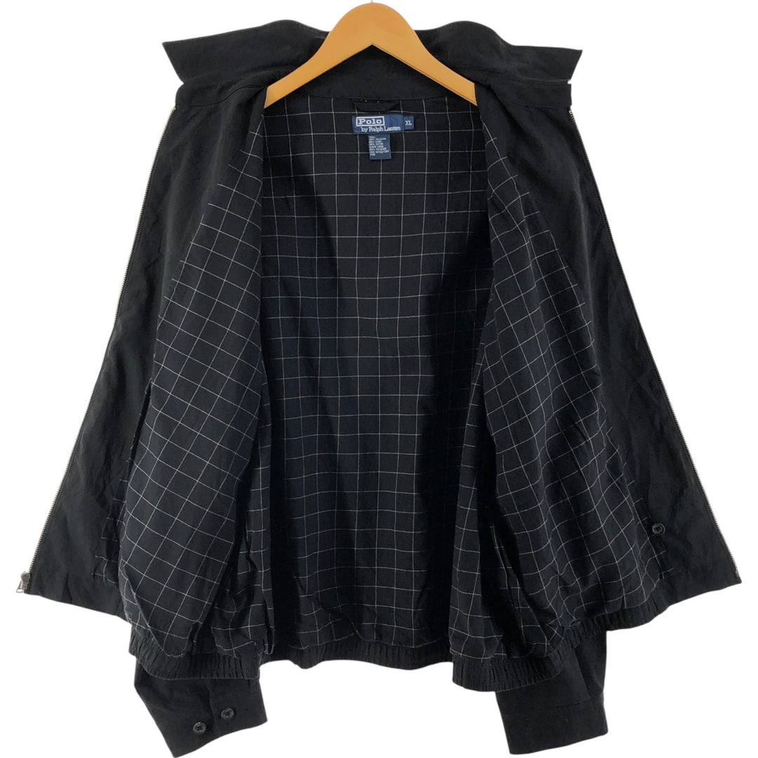 Ralph Lauren POLO by Ralph Lauren Swing Top Sports Jacket Men's XL polyester black type Vintage Second Hand