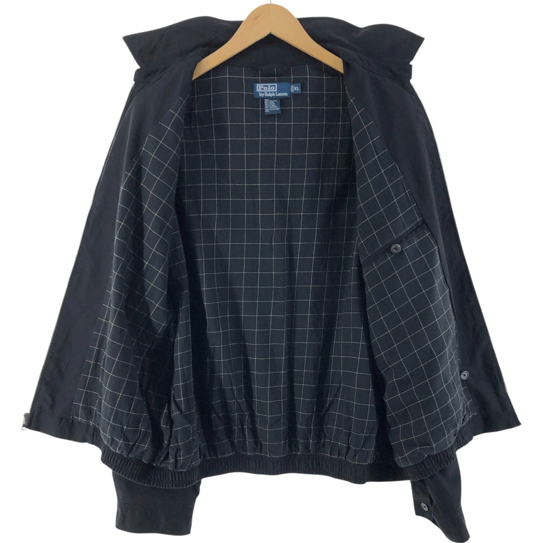 Ralph Lauren POLO by Ralph Lauren Swing Top Sports Jacket Men's XL polyester black type Vintage Second Hand