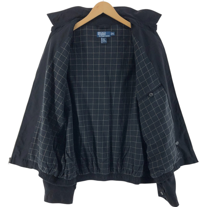 Ralph Lauren POLO by Ralph Lauren Swing Top Sports Jacket Men's XL polyester black type Vintage Second Hand