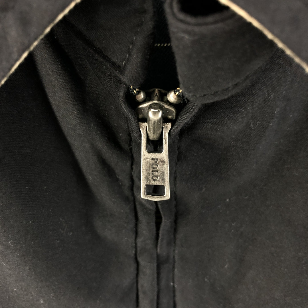 Ralph Lauren POLO by Ralph Lauren Swing Top Sports Jacket Men's XL polyester black type Vintage Second Hand
