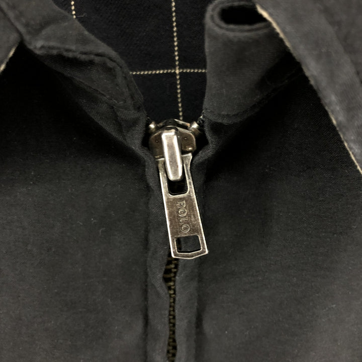 Ralph Lauren POLO by Ralph Lauren Swing Top Sports Jacket Men's L size polyester black type Vintage Second Hand