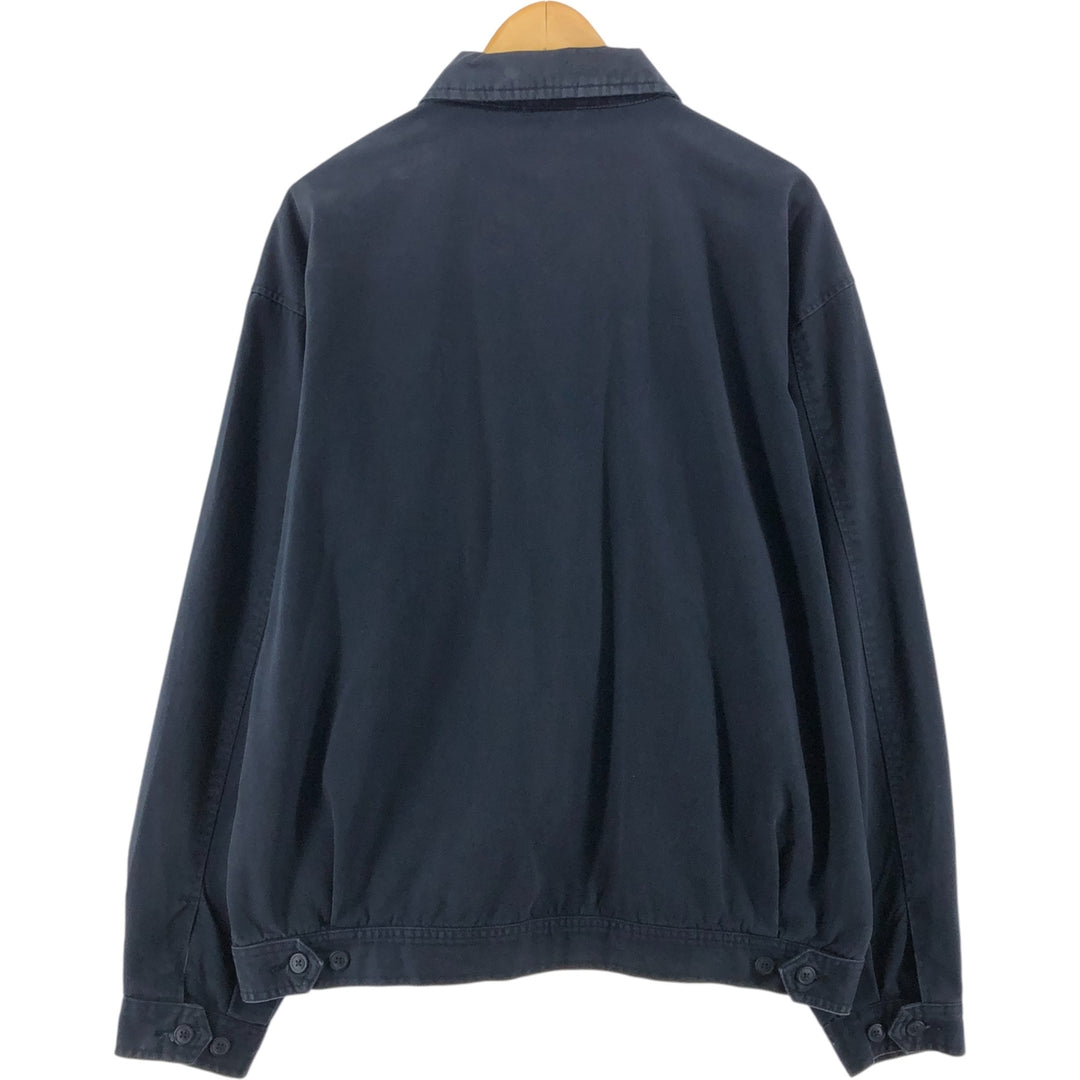 Ralph Lauren POLO by Ralph Lauren Swing Top Sports Jacket Men's XL cotton navy blue type Vintage Second Hand