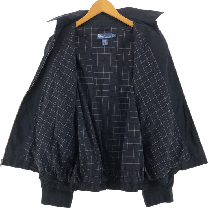 Ralph Lauren POLO by Ralph Lauren Swing Top Sports Jacket Men's M polyester black type Vintage Second Hand