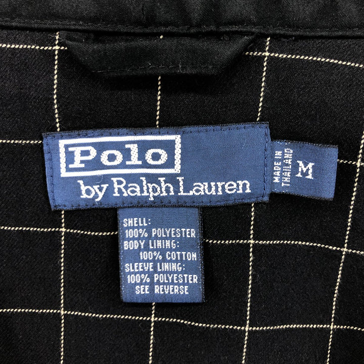 Ralph Lauren POLO by Ralph Lauren Swing Top Sports Jacket Men's M polyester black type Vintage Second Hand