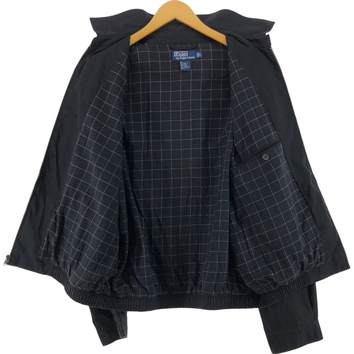 Ralph Lauren POLO by Ralph Lauren Swing Top Sports Jacket Men's L size polyester black type Vintage Second Hand