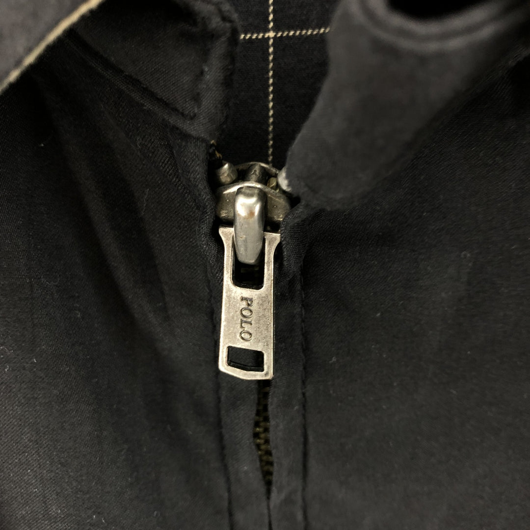 Ralph Lauren POLO by Ralph Lauren Swing Top Sports Jacket Men's L size polyester black type Vintage Second Hand