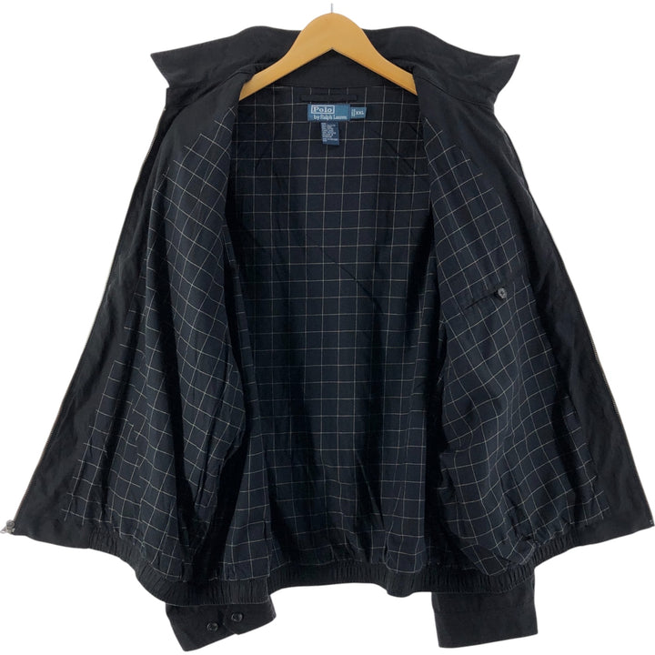 Ralph Lauren POLO by Ralph Lauren Swing Top Sports Jacket Men's XXL polyester black type Vintage Second Hand