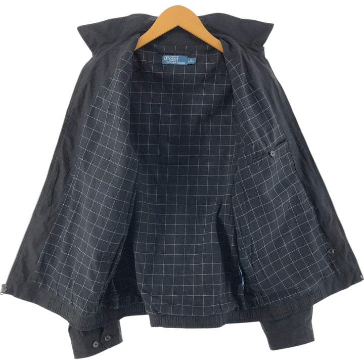 Ralph Lauren POLO by Ralph Lauren Swing Top Sports Jacket Men's M polyester black type Vintage Second Hand