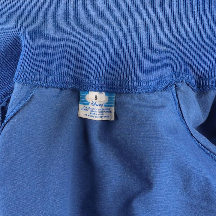80'S Disney Mickey Mouse Varsity Jacket Award Jacket Made in USA Men's S Size Vintage unclear blue type Vintage Second Hand