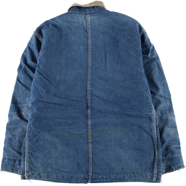 70'S JCPenney BIG MAC denim coveralls, men's size L, vintage cotton blue type Vintage Second Hand