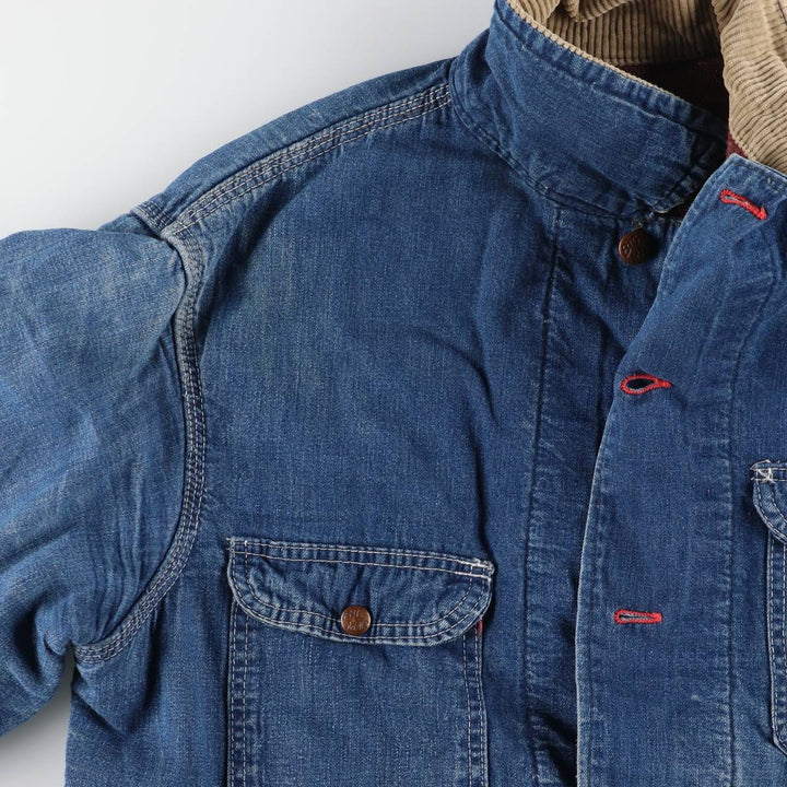 70'S JCPenney BIG MAC denim coveralls, men's size L, vintage cotton blue type Vintage Second Hand