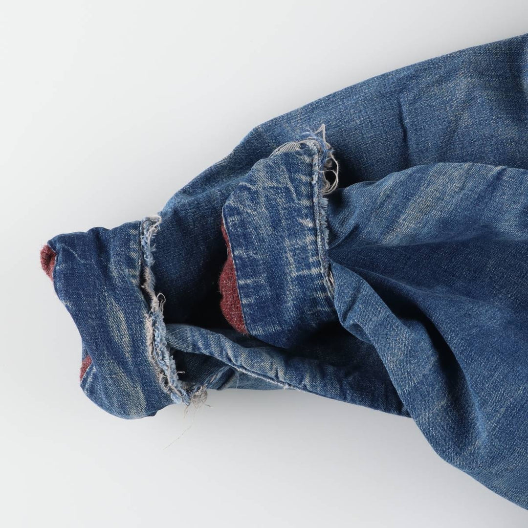 70'S JCPenney BIG MAC denim coveralls, men's size L, vintage cotton blue type Vintage Second Hand