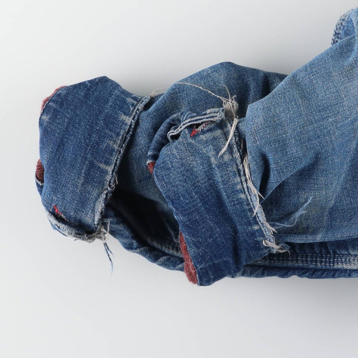 70'S JCPenney BIG MAC denim coveralls, men's size L, vintage cotton blue type Vintage Second Hand