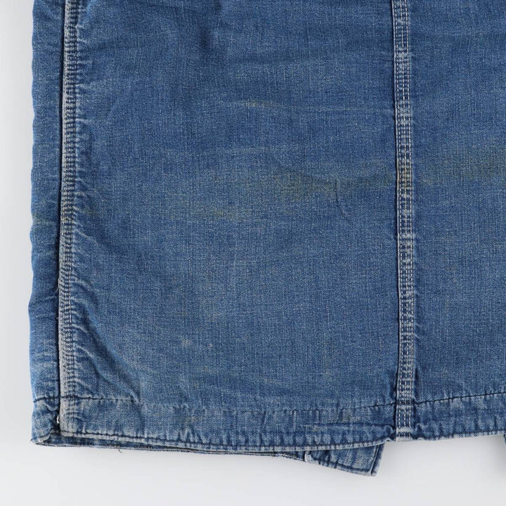 70'S JCPenney BIG MAC denim coveralls, men's size L, vintage cotton blue type Vintage Second Hand