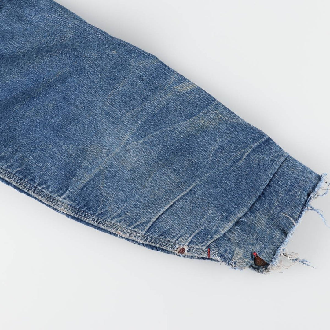 70'S JCPenney BIG MAC denim coveralls, men's size L, vintage cotton blue type Vintage Second Hand