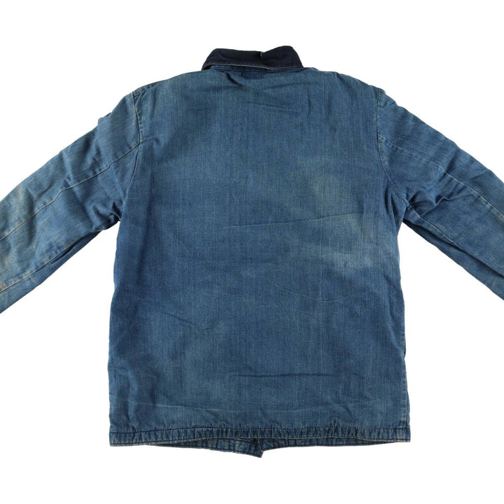 70'S Wrangler Big Ben Denim Coveralls, Men's Size L, Vintage unknown blue type Vintage Second Hand