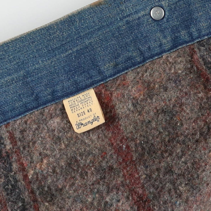 70'S Wrangler Big Ben Denim Coveralls, Men's Size L, Vintage unknown blue type Vintage Second Hand