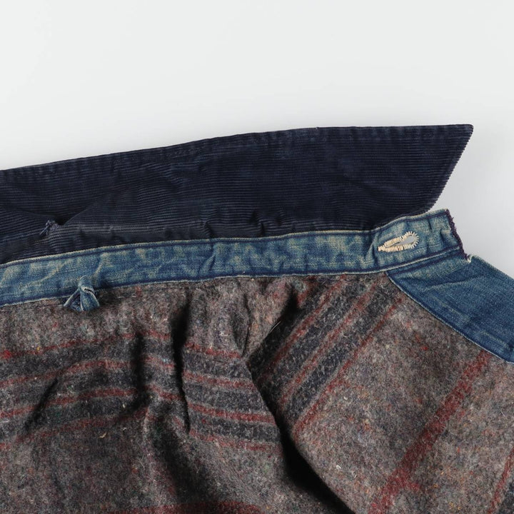 70'S Wrangler Big Ben Denim Coveralls, Men's Size L, Vintage unknown blue type Vintage Second Hand