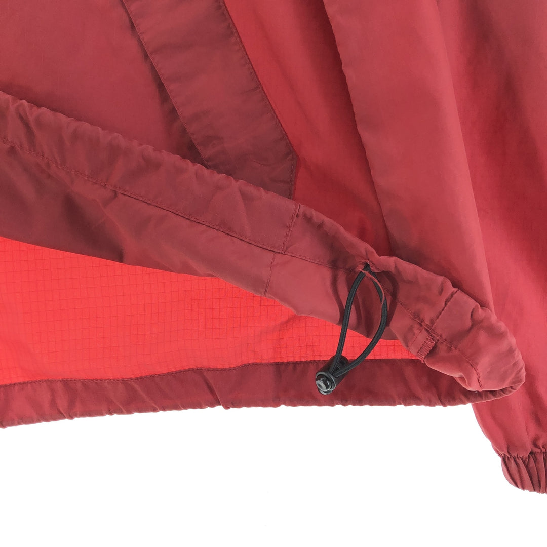 90'S Ralph Lauren CHAPS Ripstop Anorak Parka Men's M Size Vintage Nylon red type Vintage Second Hand