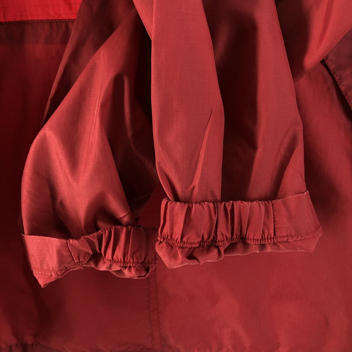 90'S Ralph Lauren CHAPS Ripstop Anorak Parka Men's M Size Vintage Nylon red type Vintage Second Hand