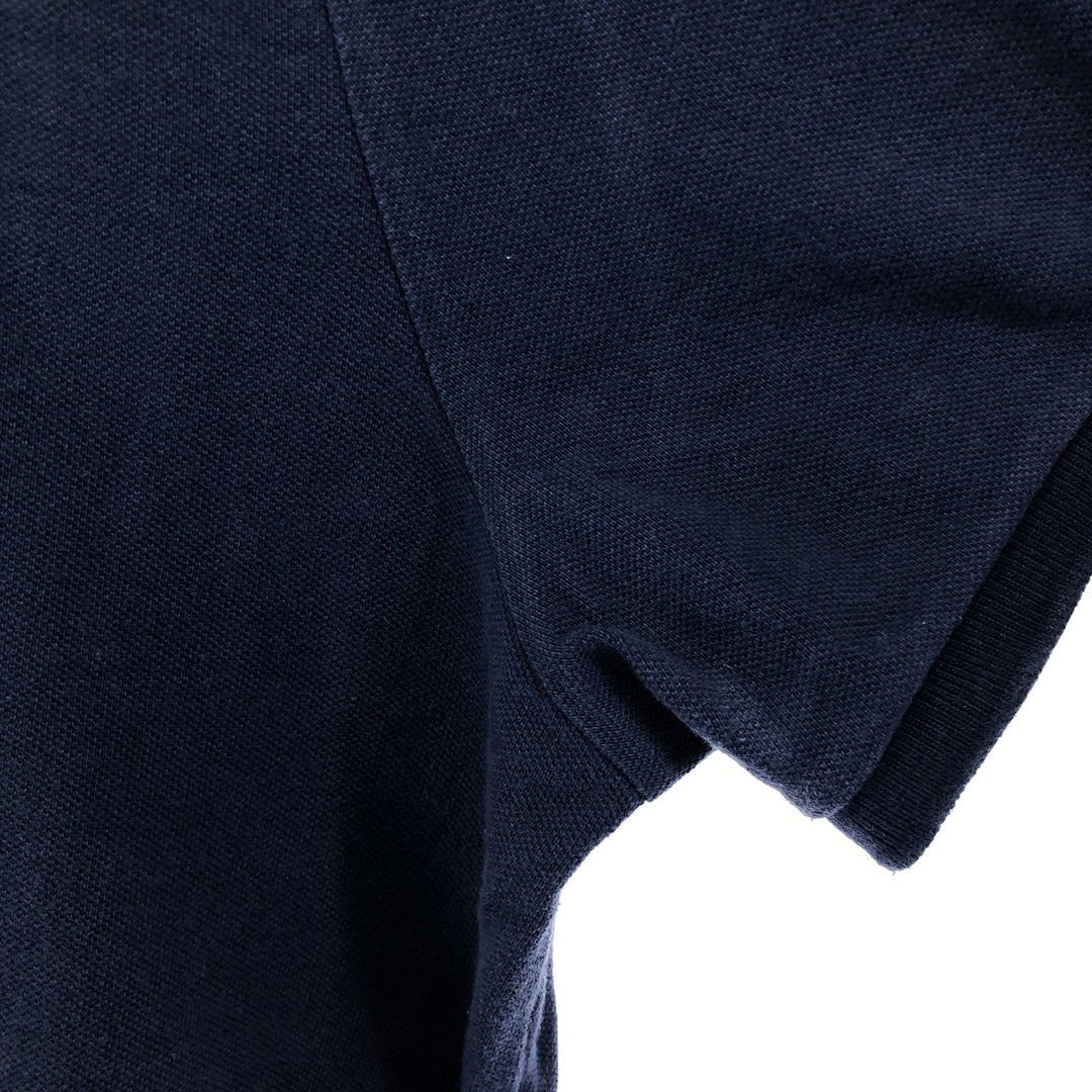 Ralph Lauren POLO RALPH LAUREN short sleeve polo shirt men's XL equivalent cotton Navy blue Vintage Second Hand