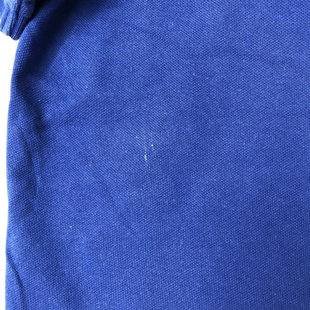 Ralph Lauren POLO RALPH LAUREN CUSTOM SLIM FIT short sleeve polo shirt, men's size L unclear Purple type blue-purple Vintage Second Hand