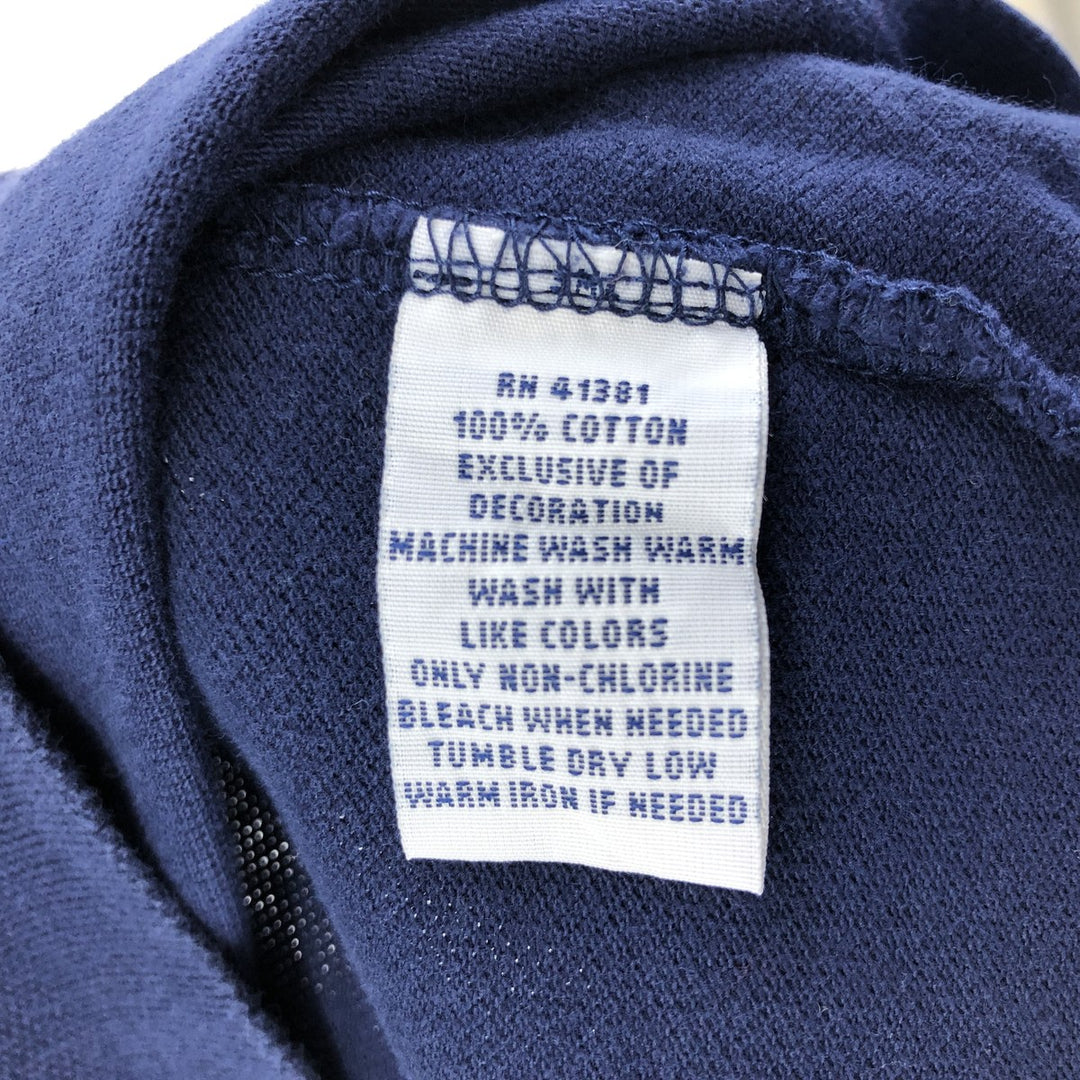 Ralph Lauren POLO RALPH LAUREN CUSTOM FIT short sleeve polo shirt men's size L cotton navy blue type Vintage Second Hand
