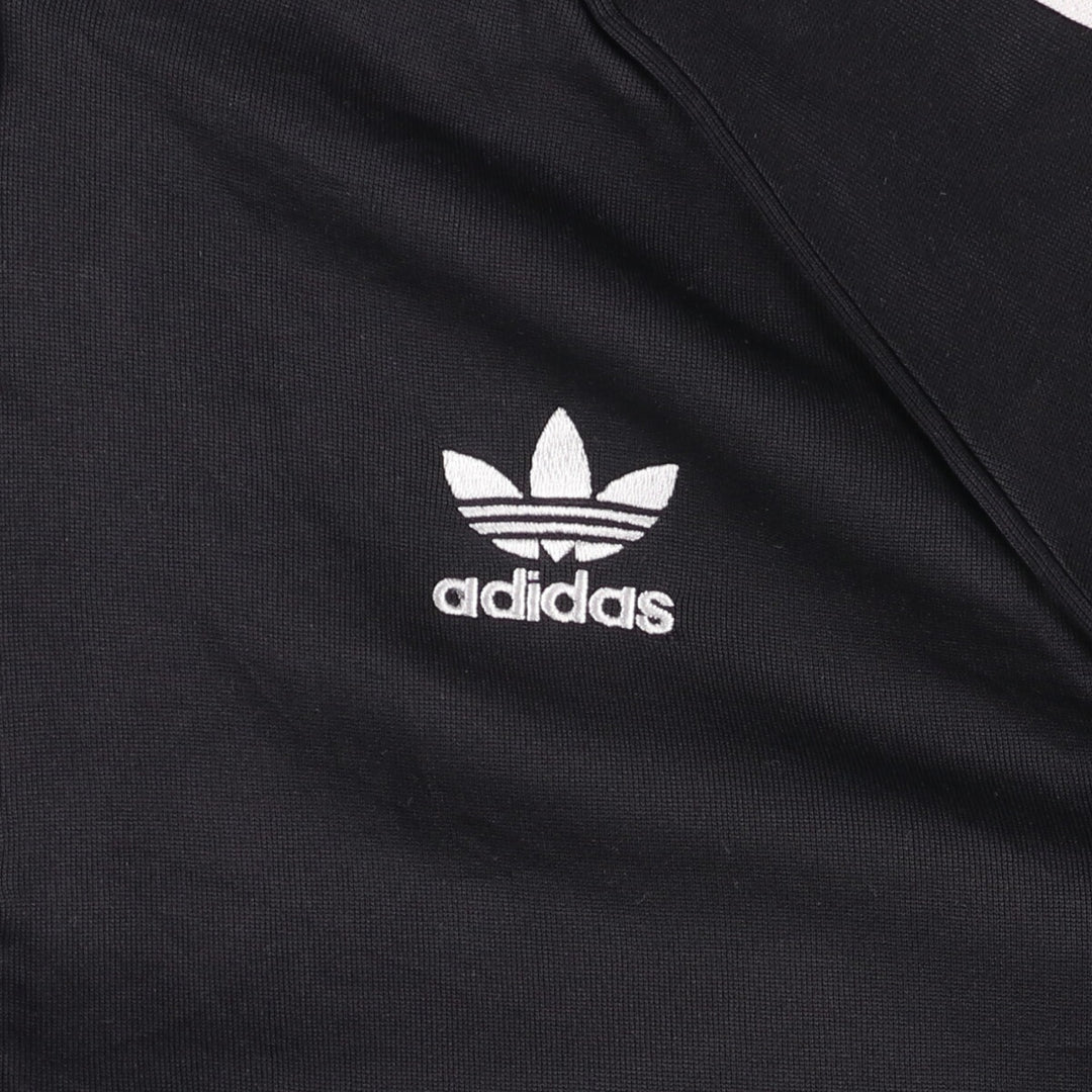 Adidas Originals Jersey Track Jacket Men's Size L polyester black type Vintage Second Hand
